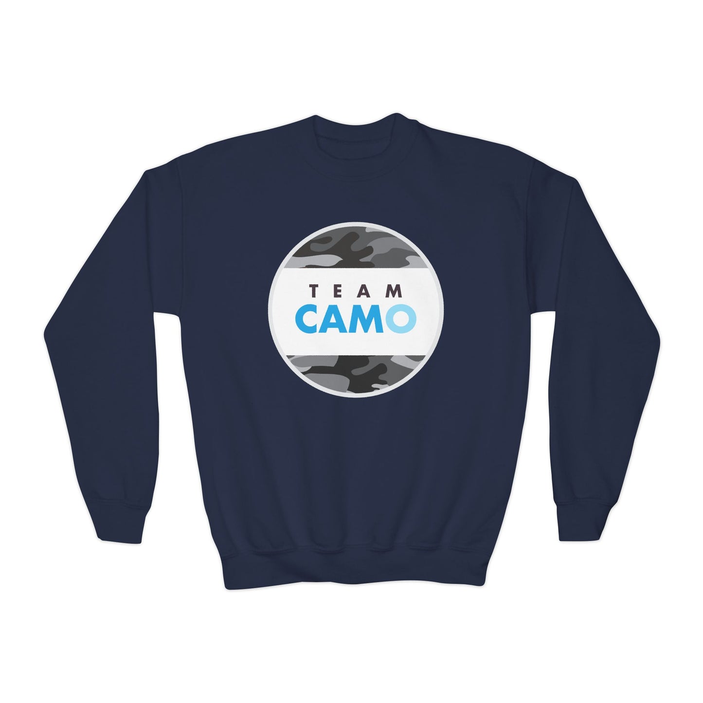 Team CamO Youth Crewneck Sweatshirt