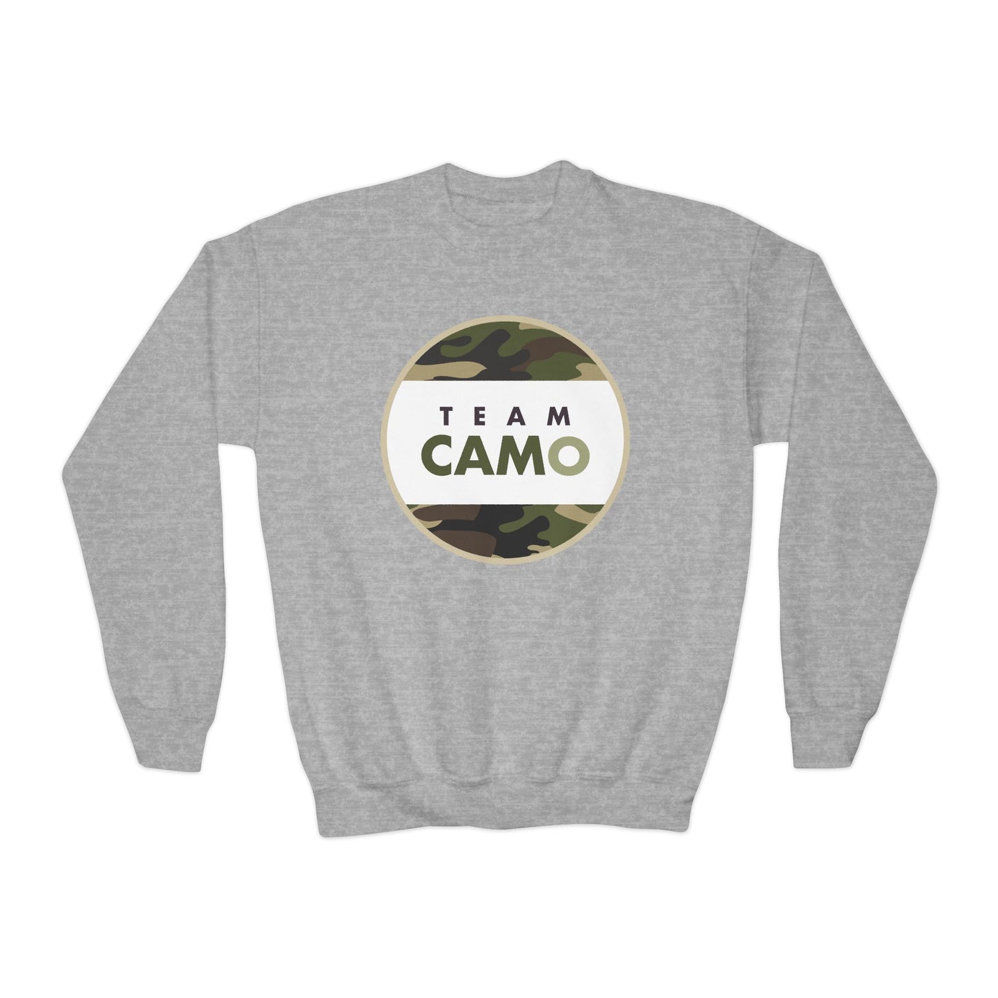Team CamO Youth Crewneck Sweatshirt
