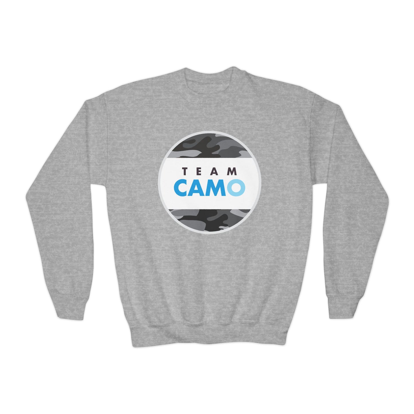 Team CamO Youth Crewneck Sweatshirt