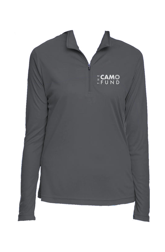 Ladies Quarter-Zip - Embroidered