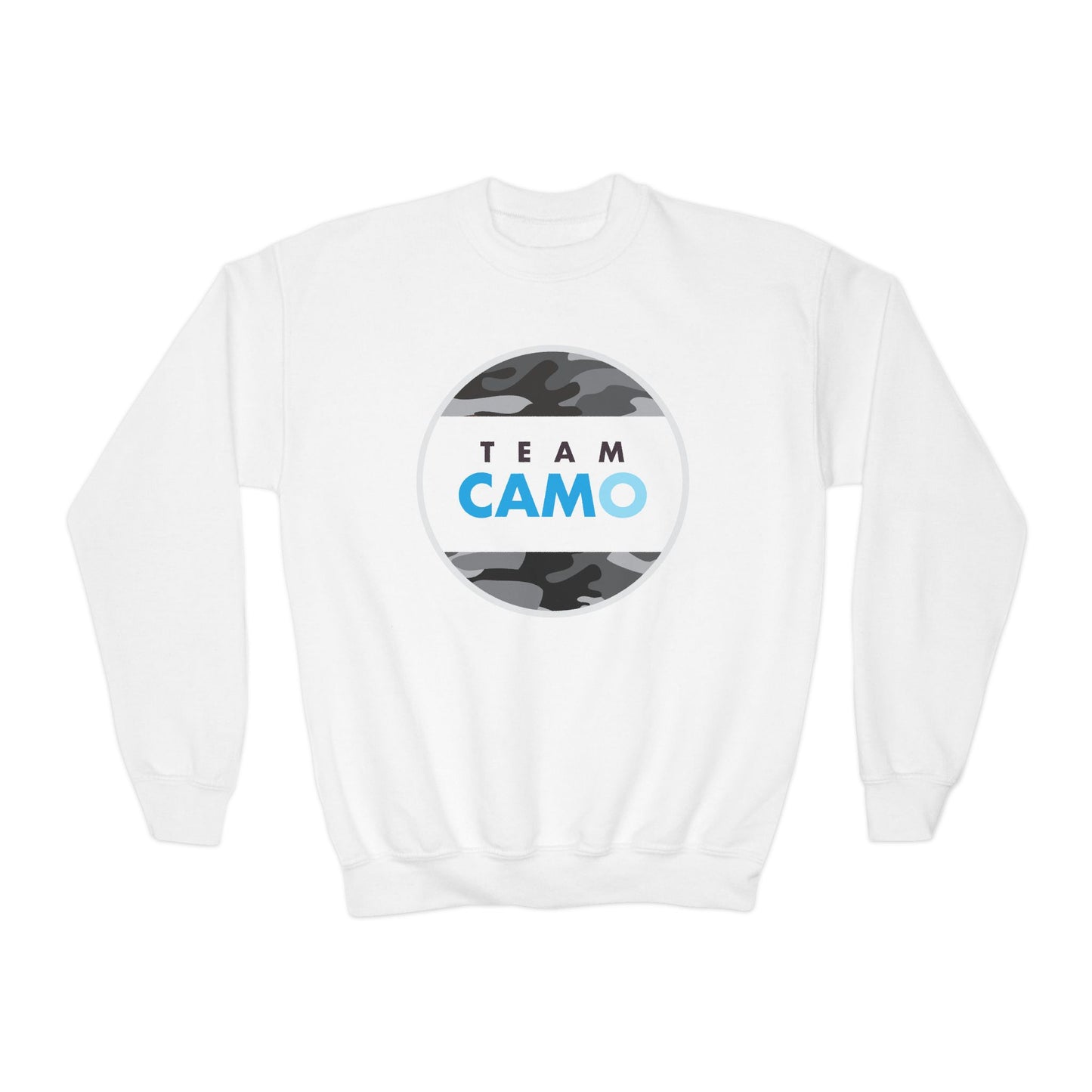 Team CamO Youth Crewneck Sweatshirt