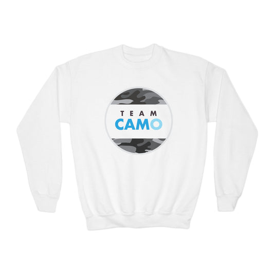 Team CamO Youth Crewneck Sweatshirt