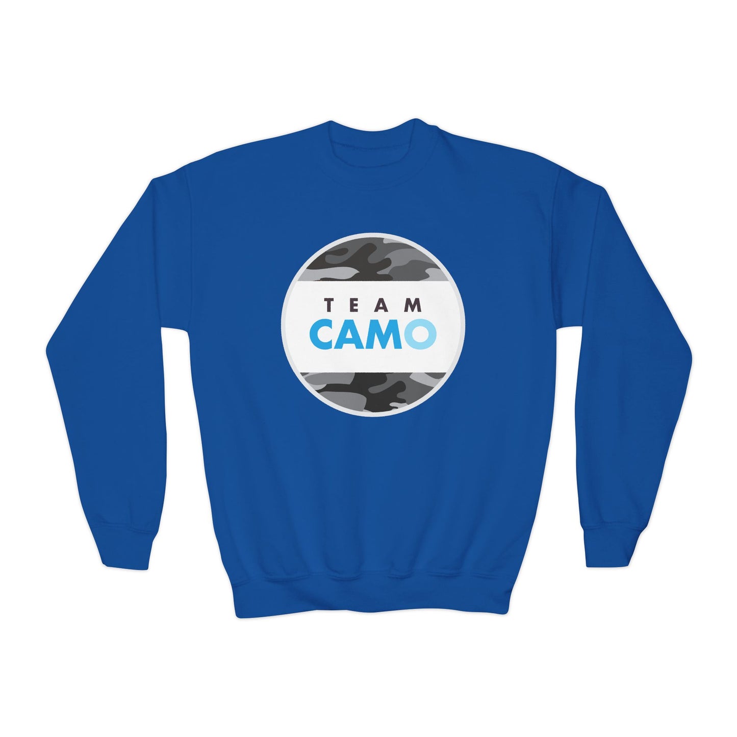 Team CamO Youth Crewneck Sweatshirt
