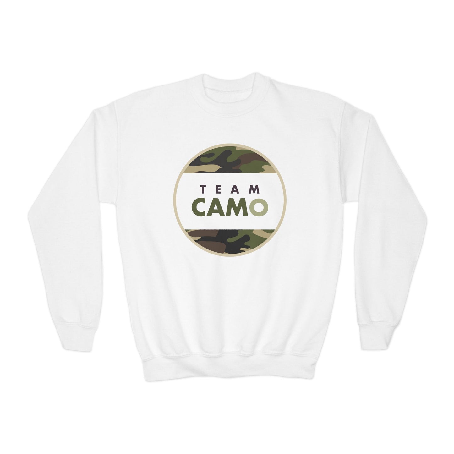 Team CamO Youth Crewneck Sweatshirt