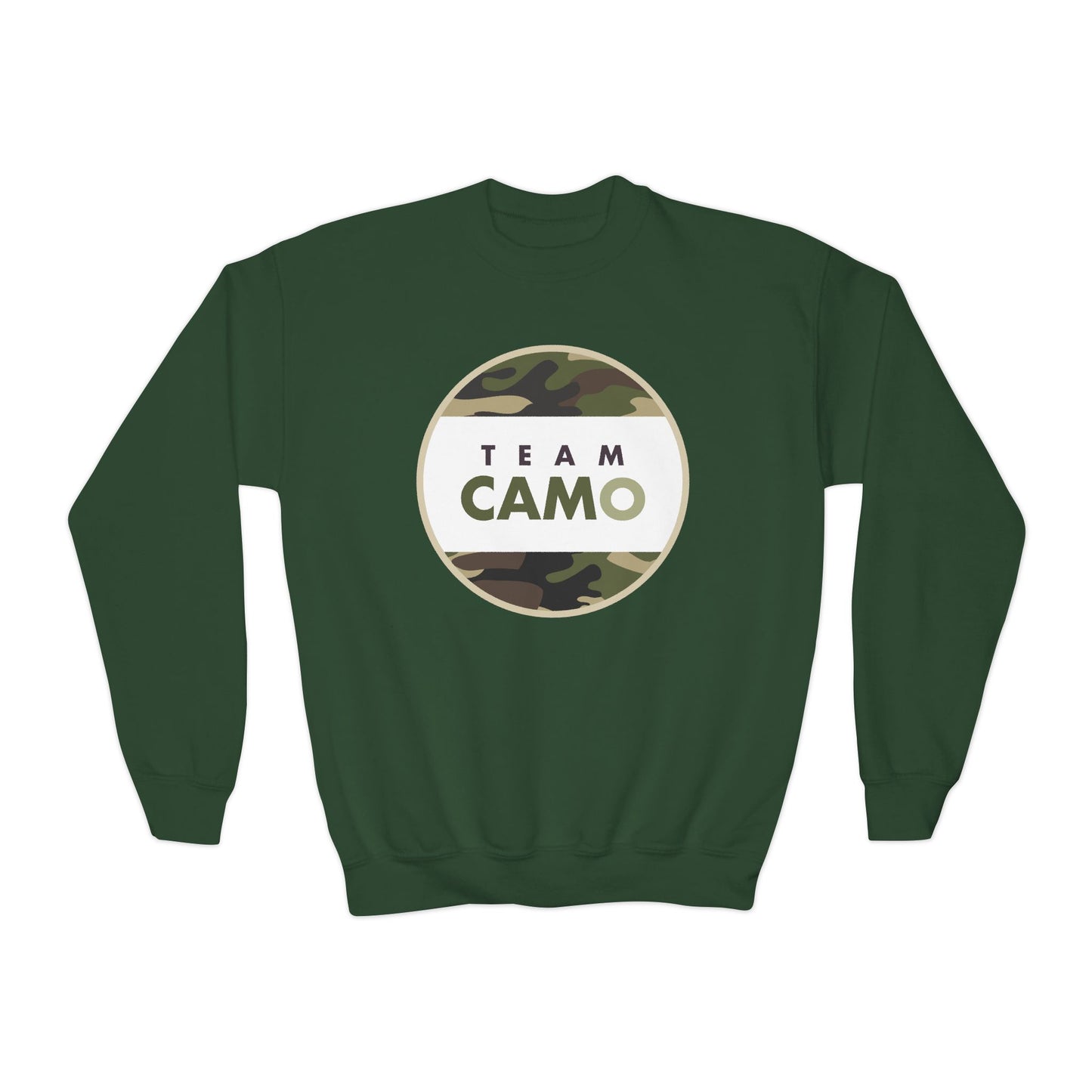 Team CamO Youth Crewneck Sweatshirt